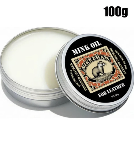 Mink oil leather - mink,