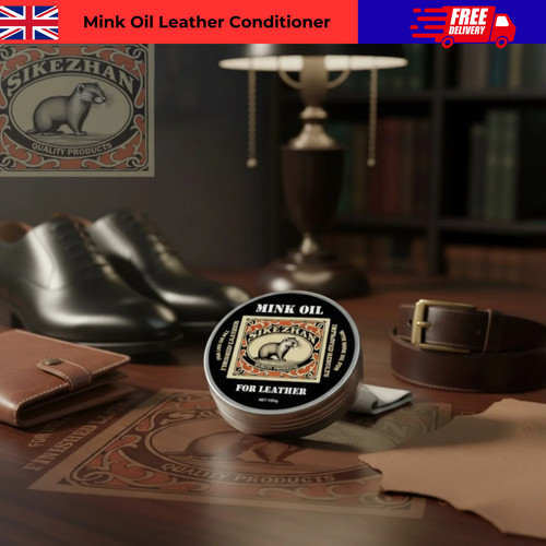 Mink oil leather - mink,