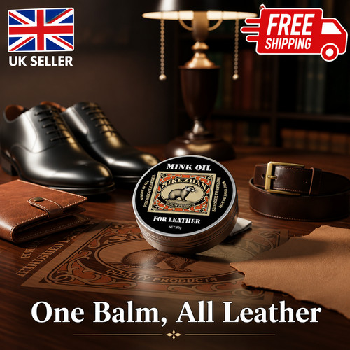 Mink oil leather conditioner - mink,